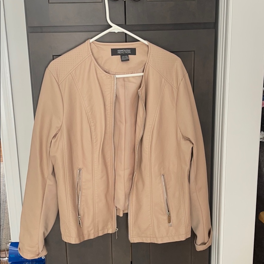 Kenneth Cole Reaction Faux Leather Jacket